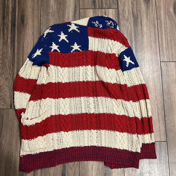 American flag knit cardigan size small - Picture 5 of 5